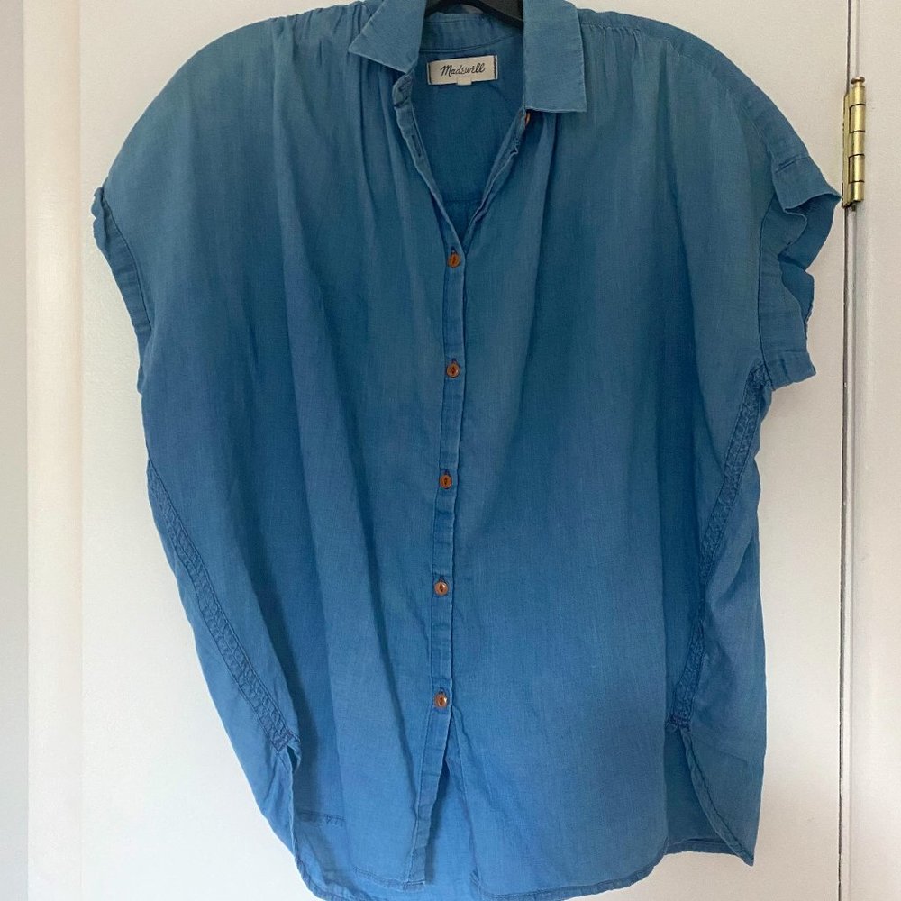 Madewell oversized chambray button-up shirt
